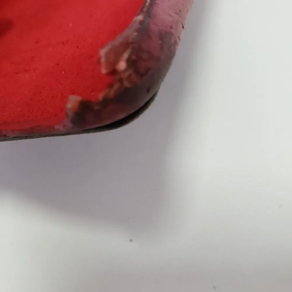 Louis Vuitton Iphone 11 Pro Cell‎ Phone Card Case Leather Signature Red Damaged